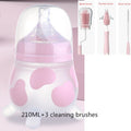 100% Food Grade Silicone Baby Bottle 210ML 8Oz Pink 270Ml 9Oz Baby Bottle Mamadeiras Para Bebê